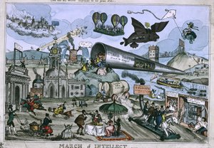 مسيرة الفكر ، نشرها توماس ماكلين ، 1829 (النقش الملون) بواسطة وليام هيث